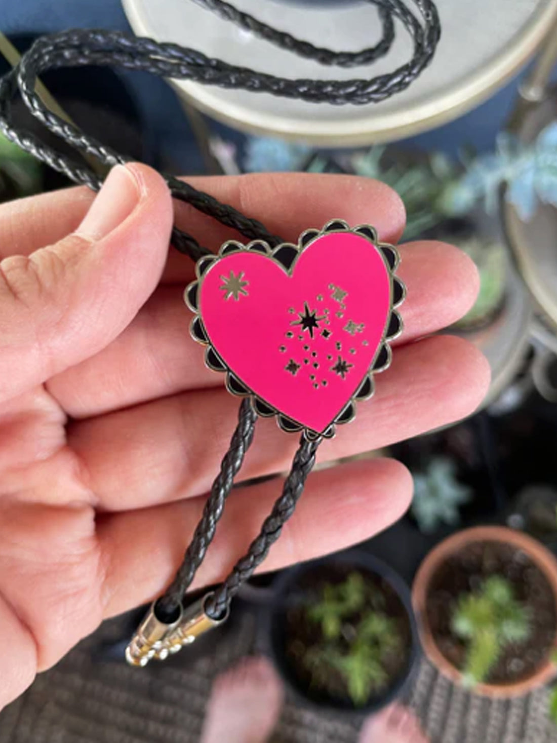 Heart Shaped Bolo Tie