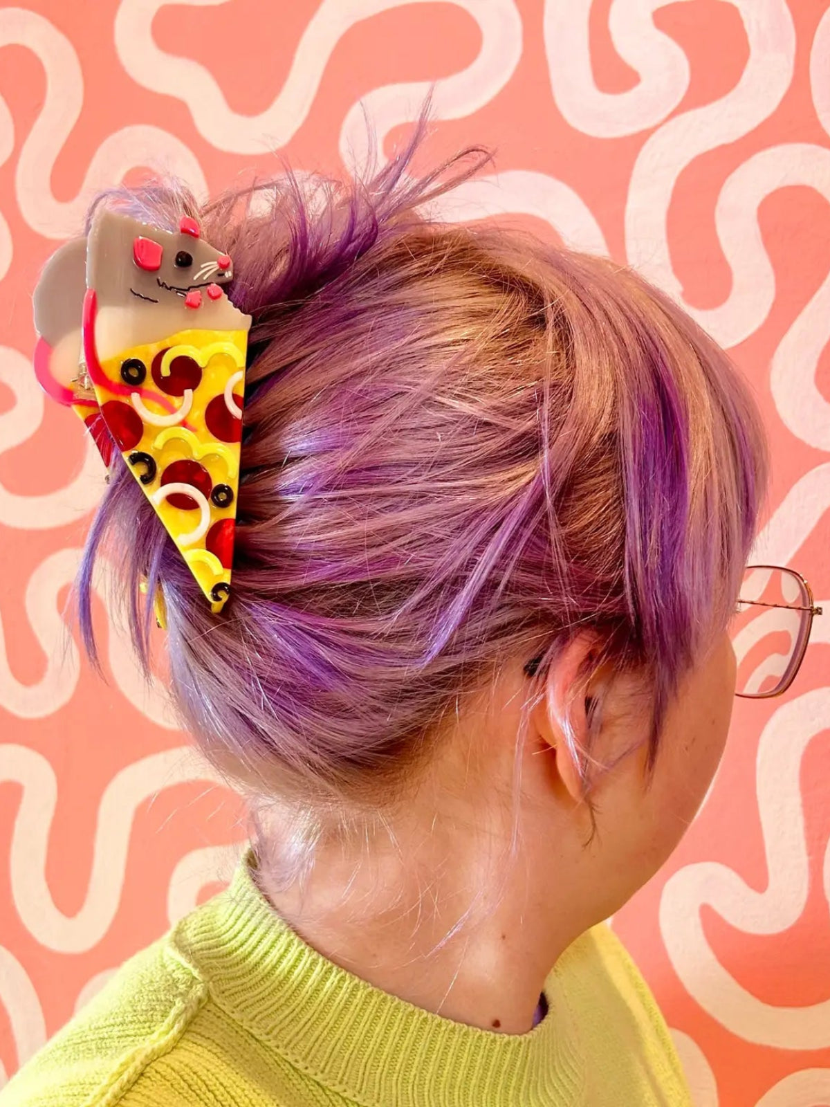 Pizza Rat Hair Claw