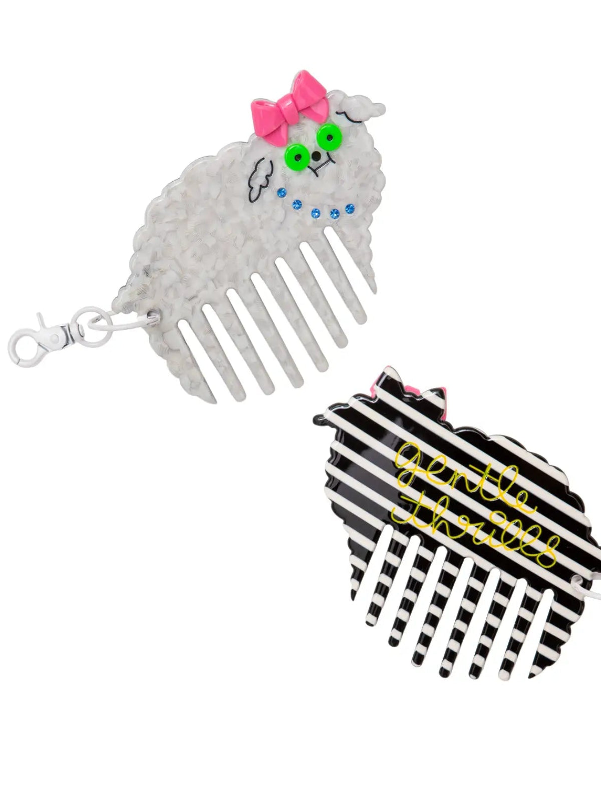 Poodle Comb Bag Charm