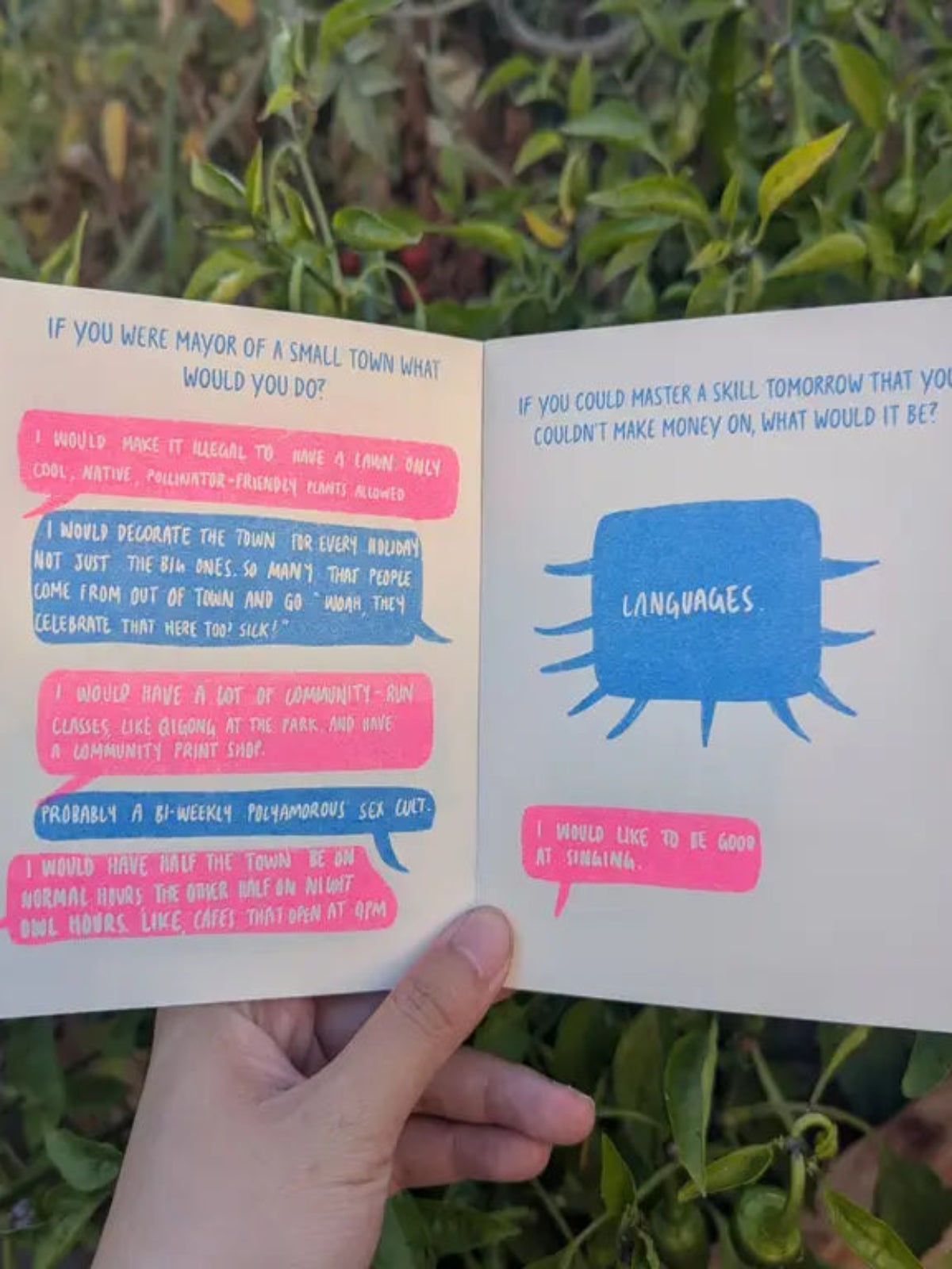 Questions To Make & Break Friends Zine