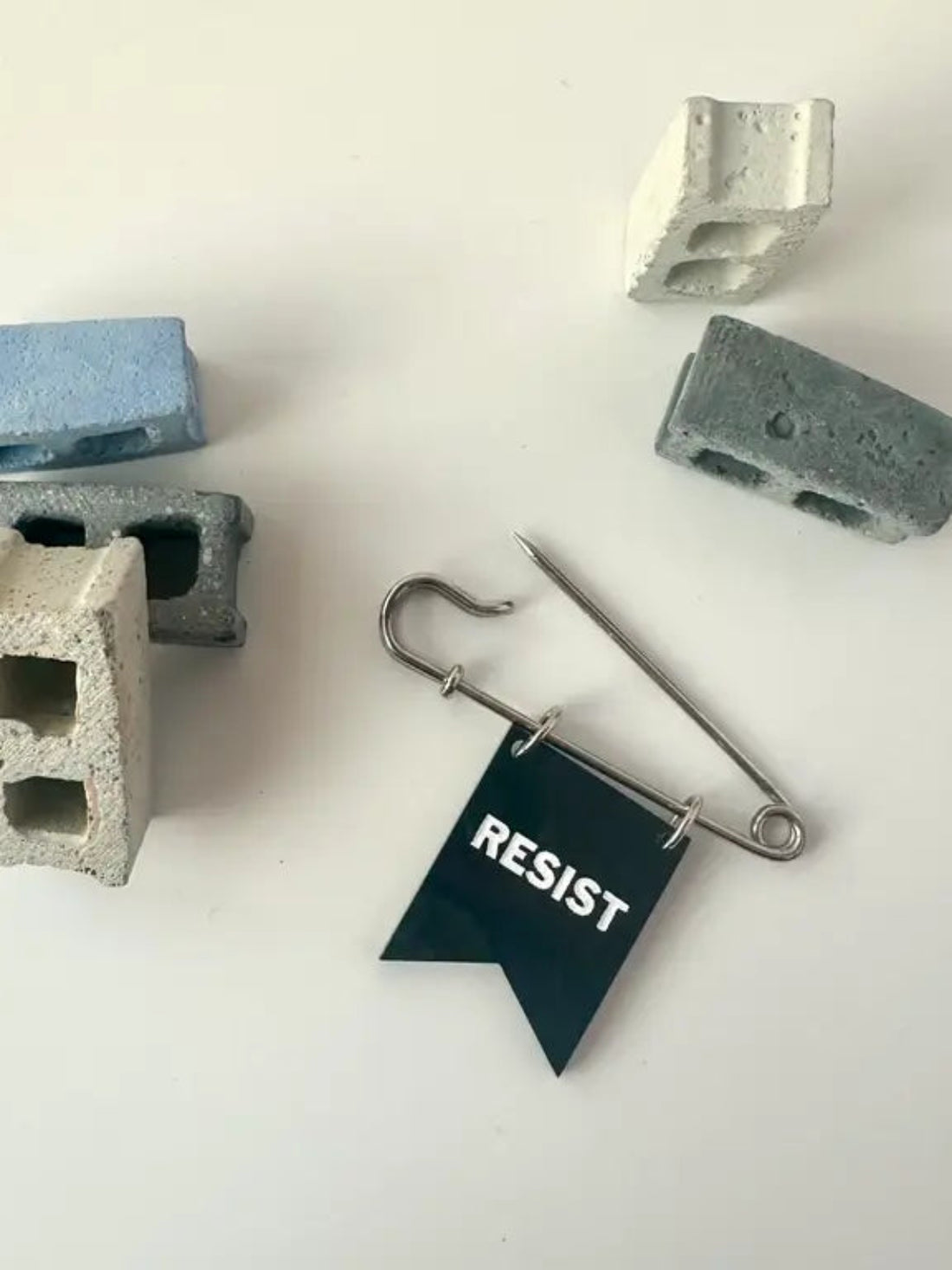 Resist Banner Pin