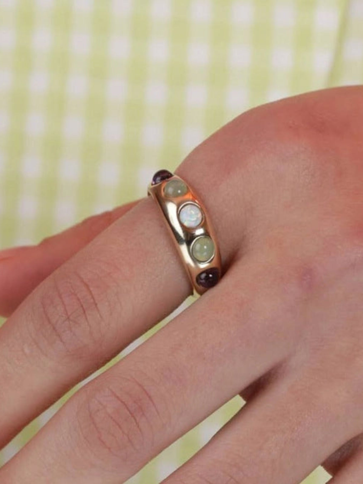 Narrow Confetti Ring
