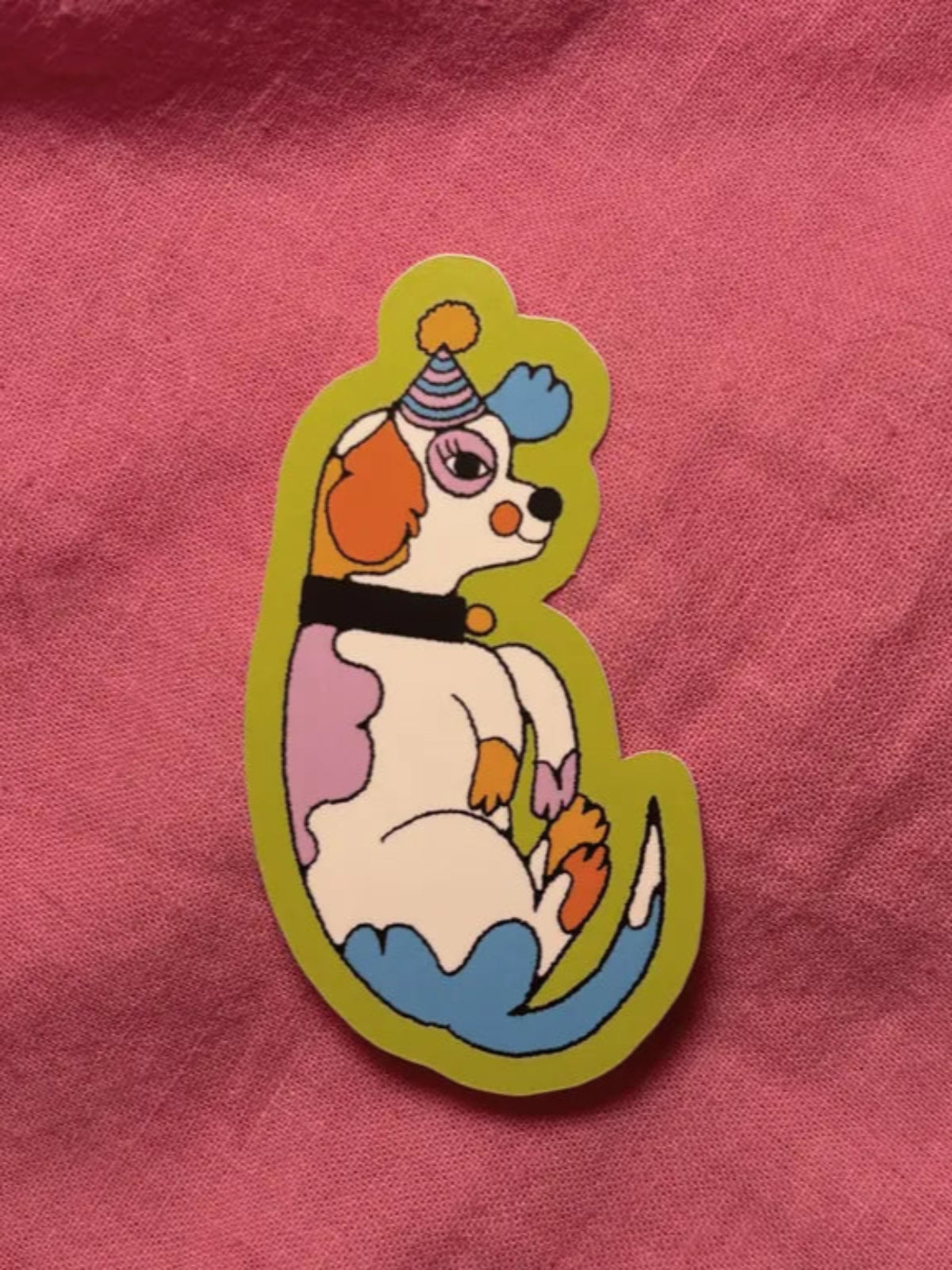 Silly Dog Sticker