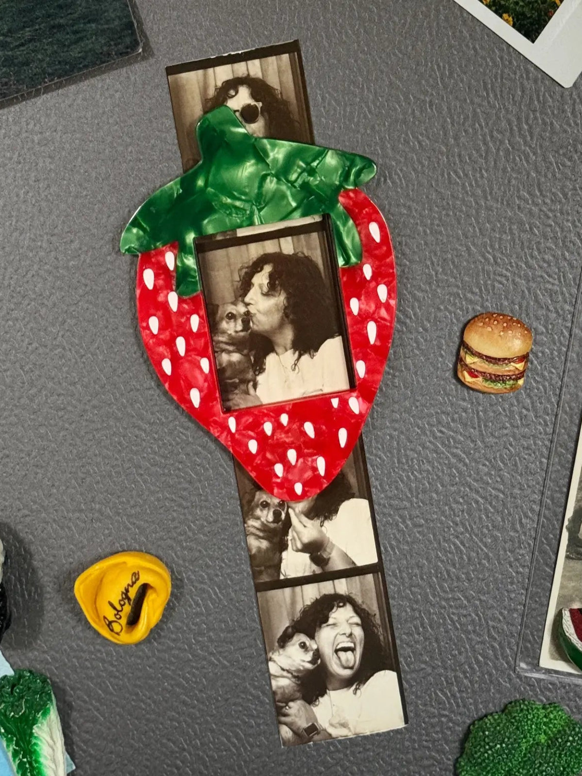 Strawberry Magnetic Photo Frame