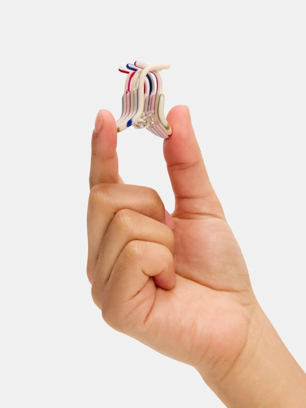 Mini Claw - Vanilla Stripe