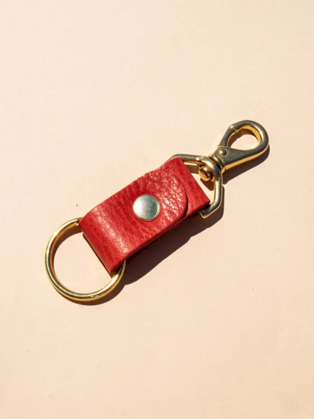 Keychain - Tomato Leather