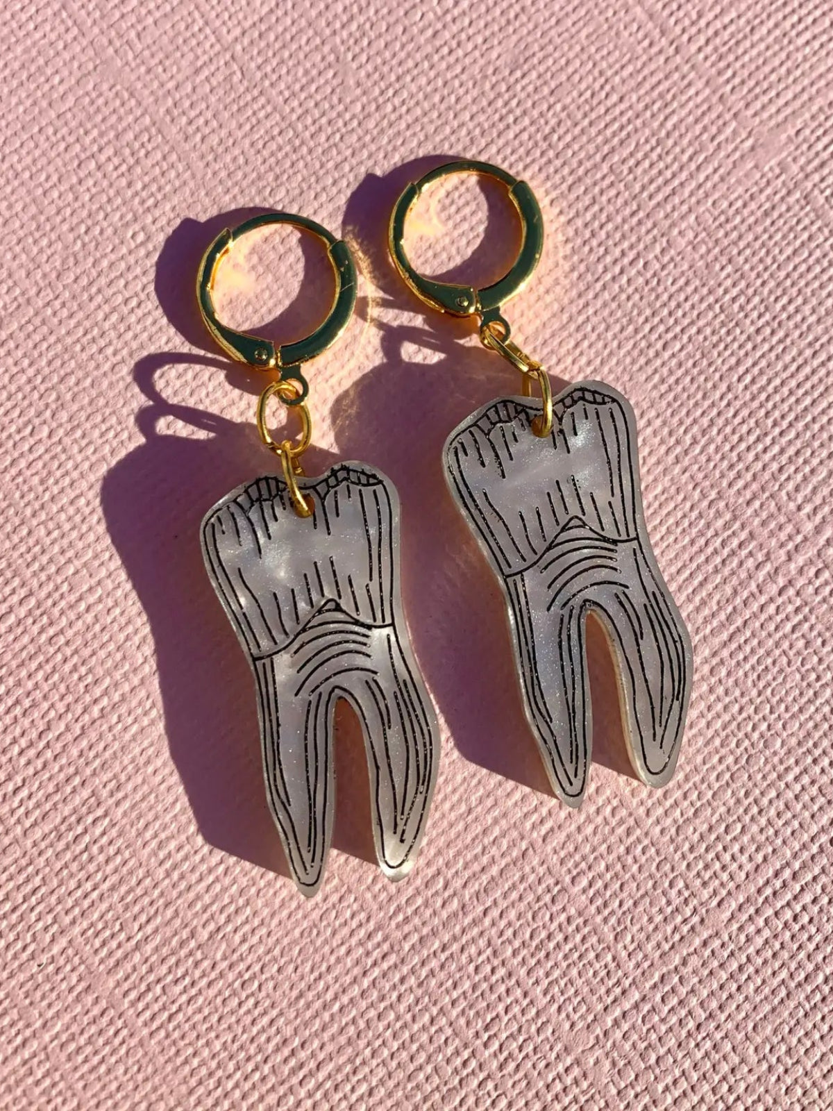 Mini Teeth Earrings