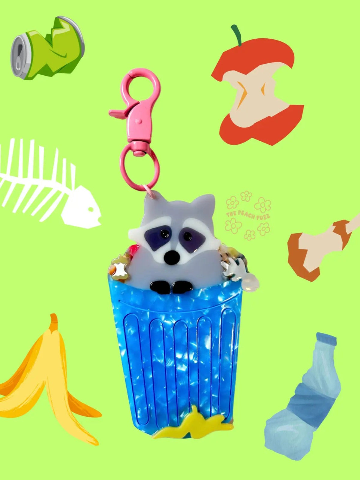 Trash Panda Keychain