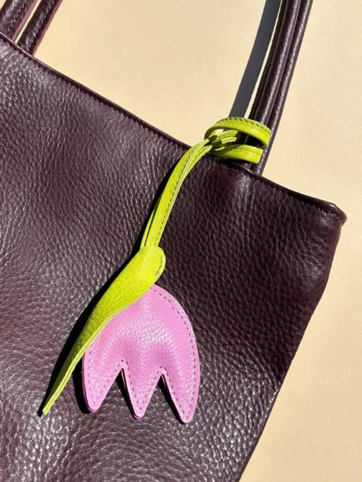 Bag Charm - Sorbet Tulip