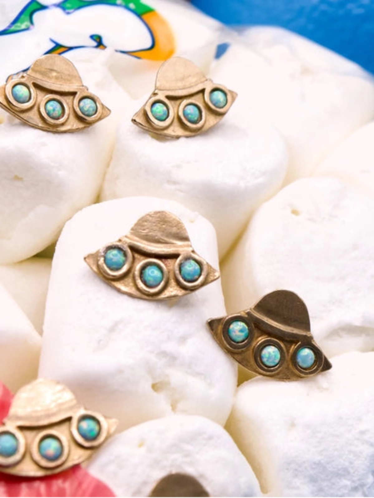 UFO Earrings - Turquoise