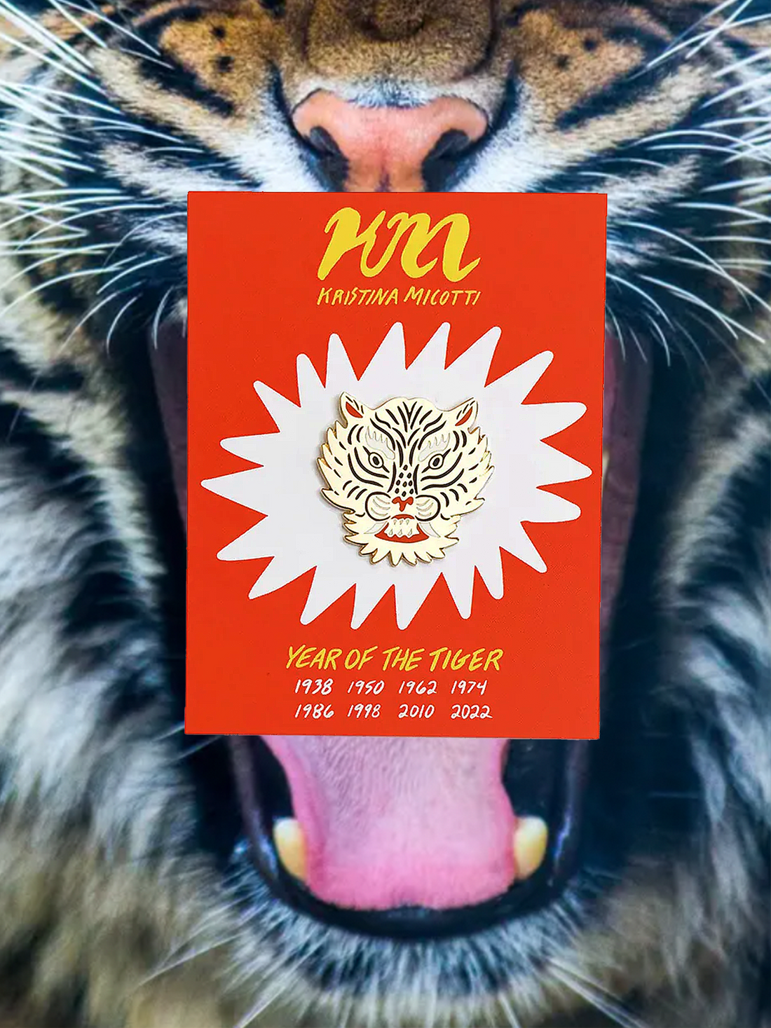 Year of the Tiger Lapel Pin