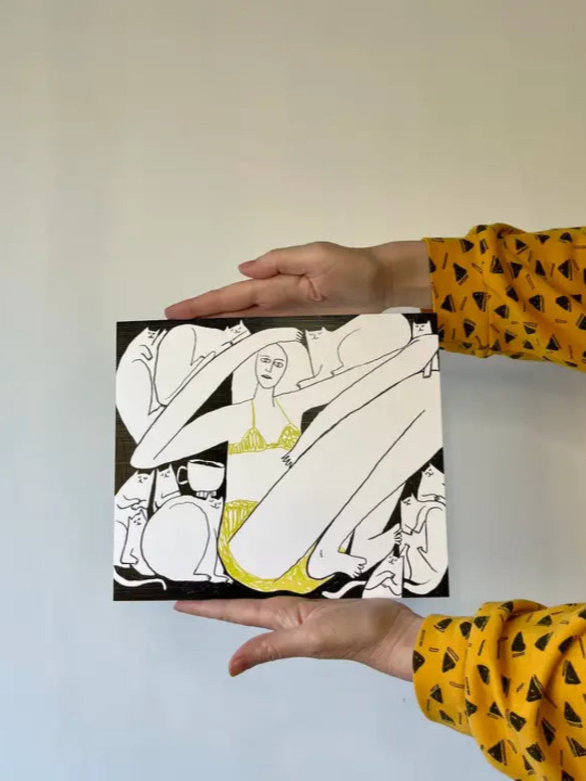 Underwear & Cats Print