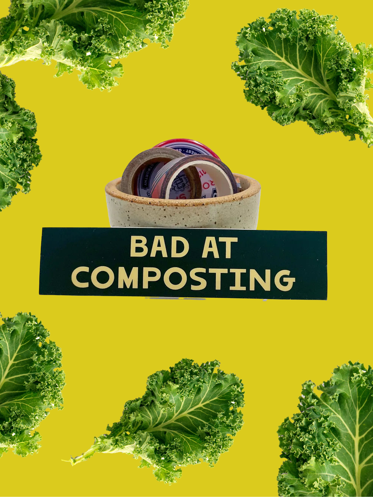 Bad at Composting Sticker