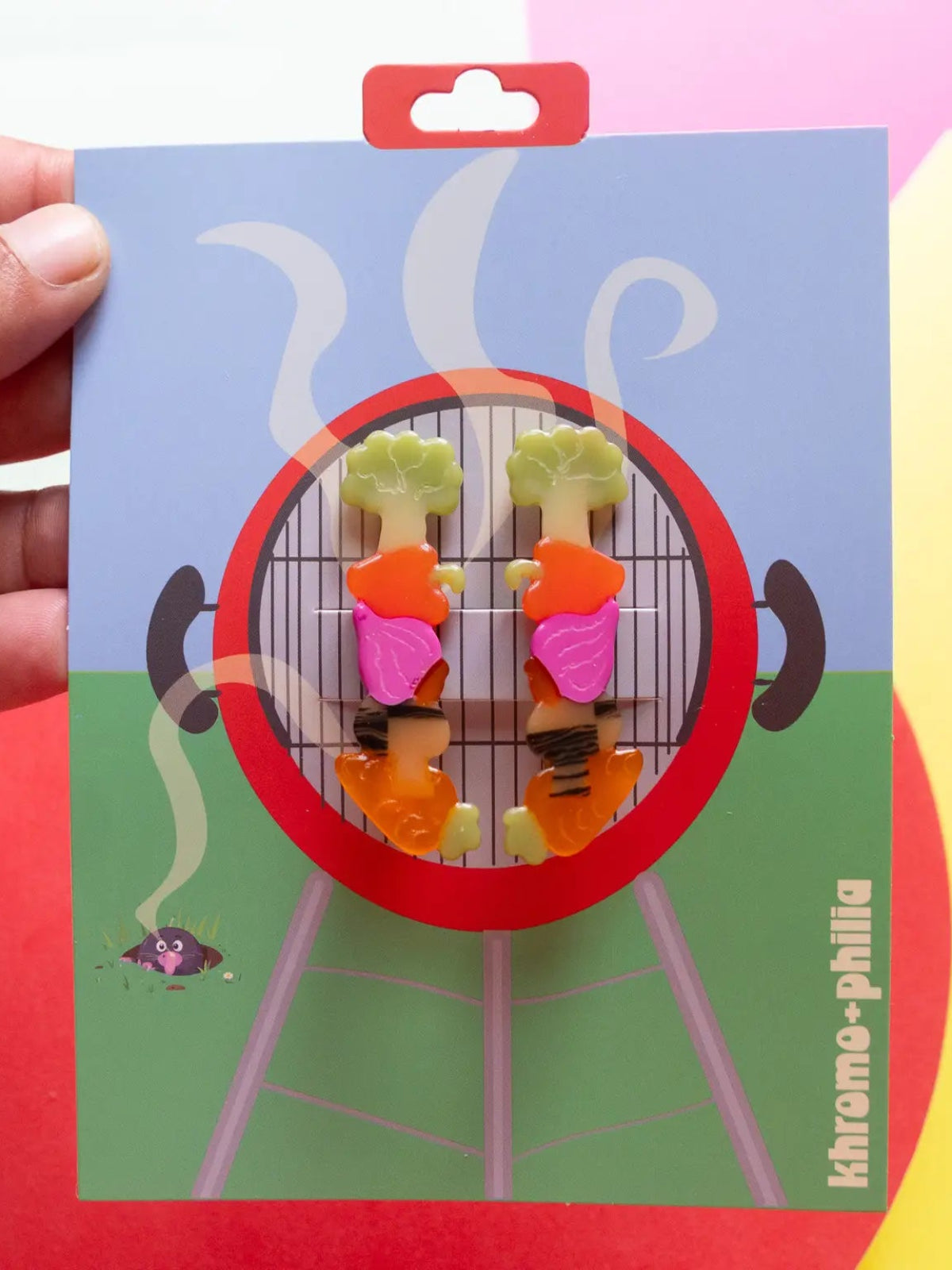 Veggie Kebab Hair Clips