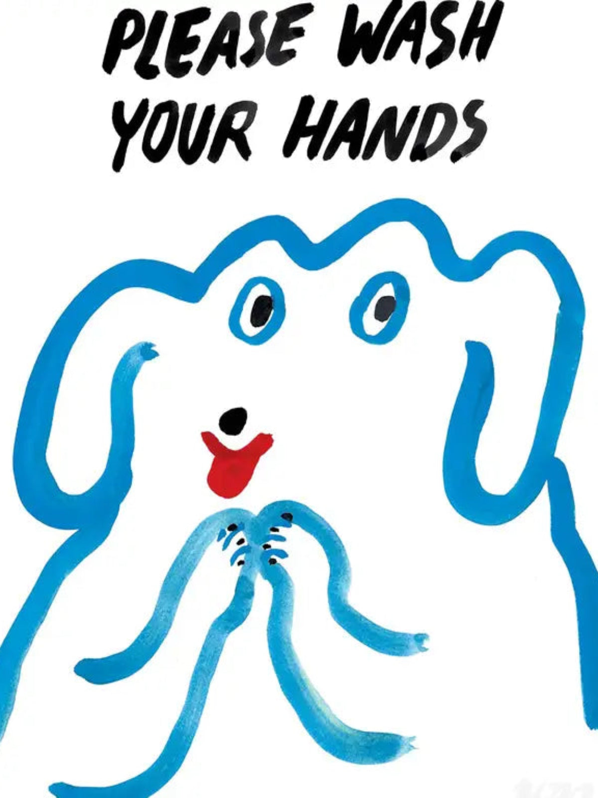 Please Wash Your Hands Print