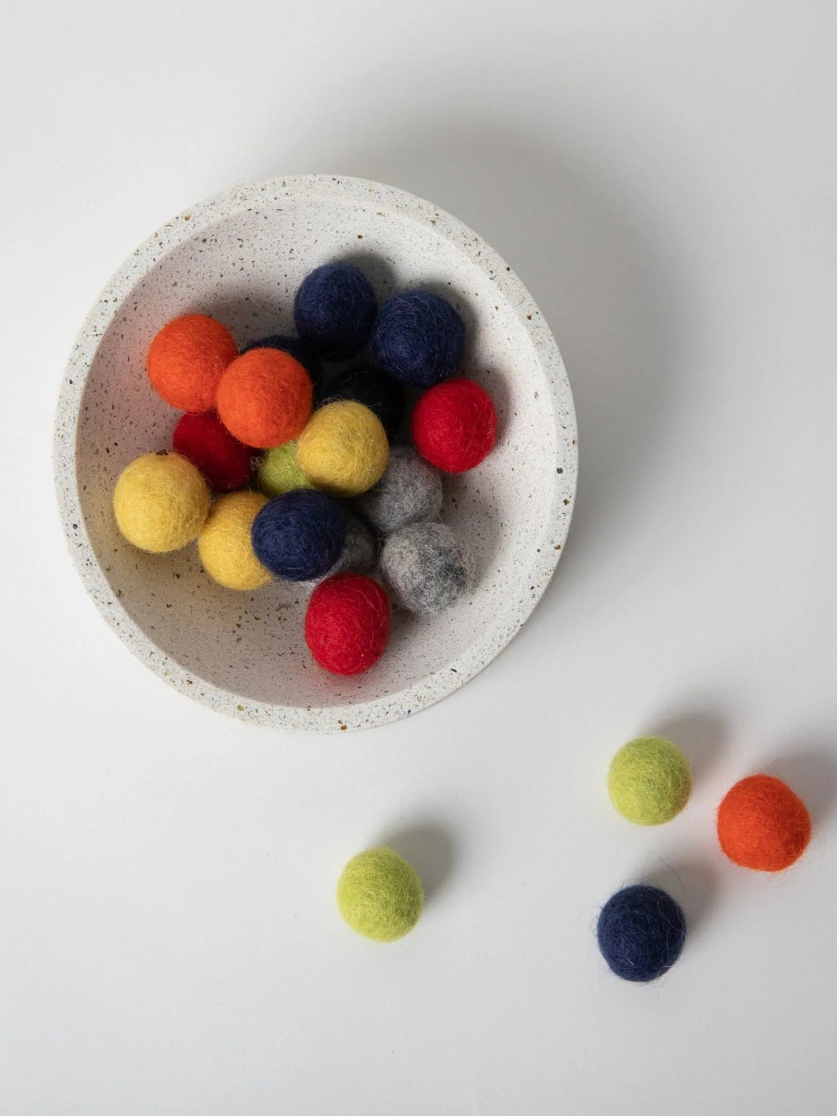 5" Catch-All - White Terrazo