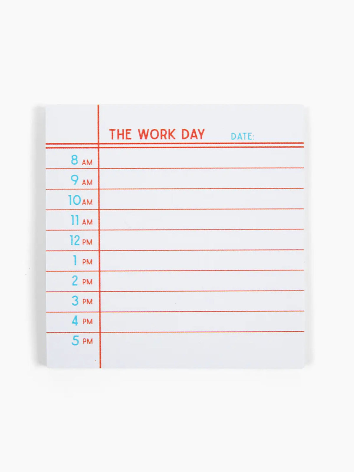 The Work Day Post-It Note