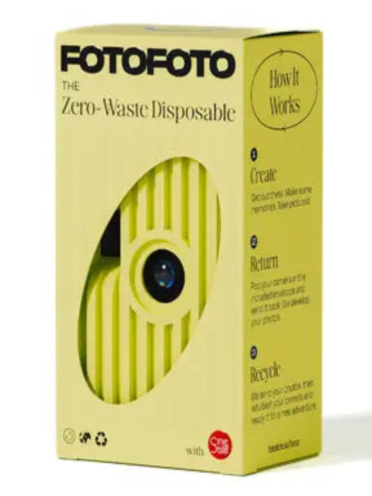 Sustainable Disposable Camera - Yuzu