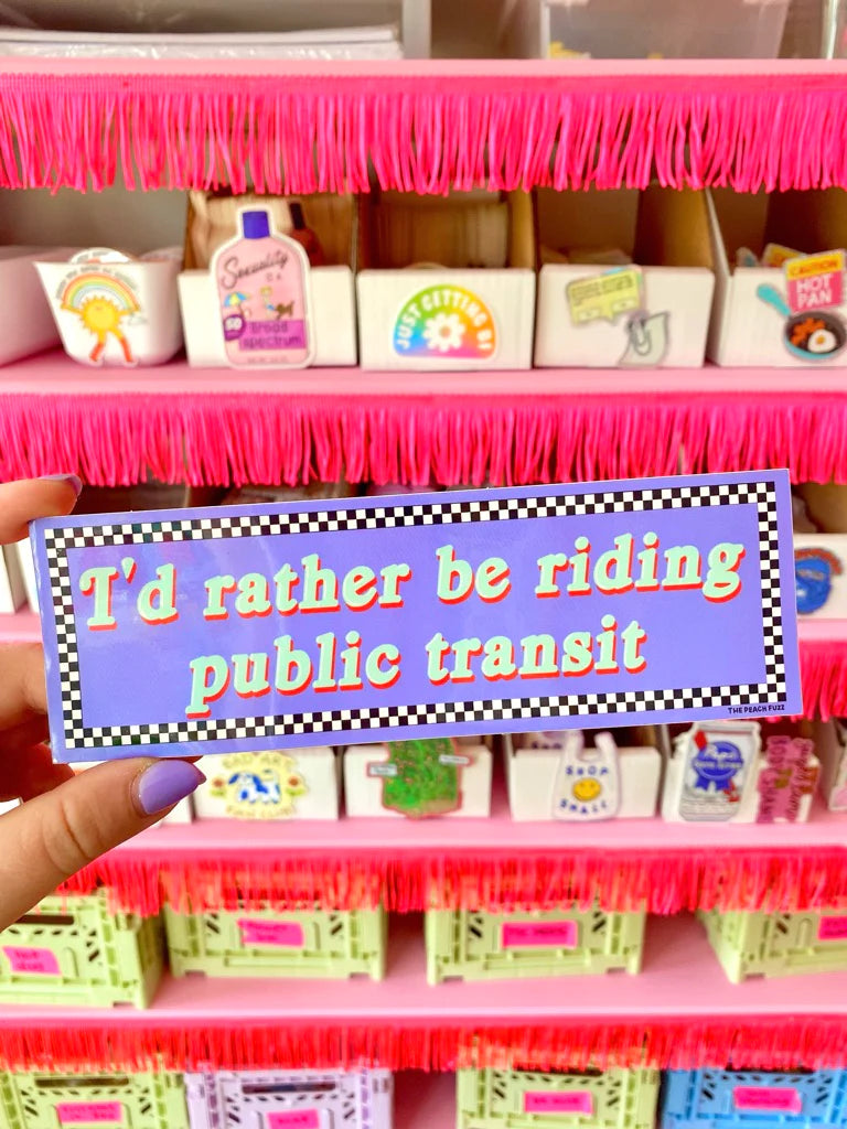 Public Transit Sticker