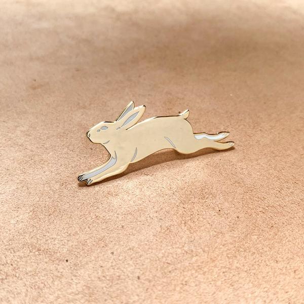 Eradura Golden Rabbit Pin