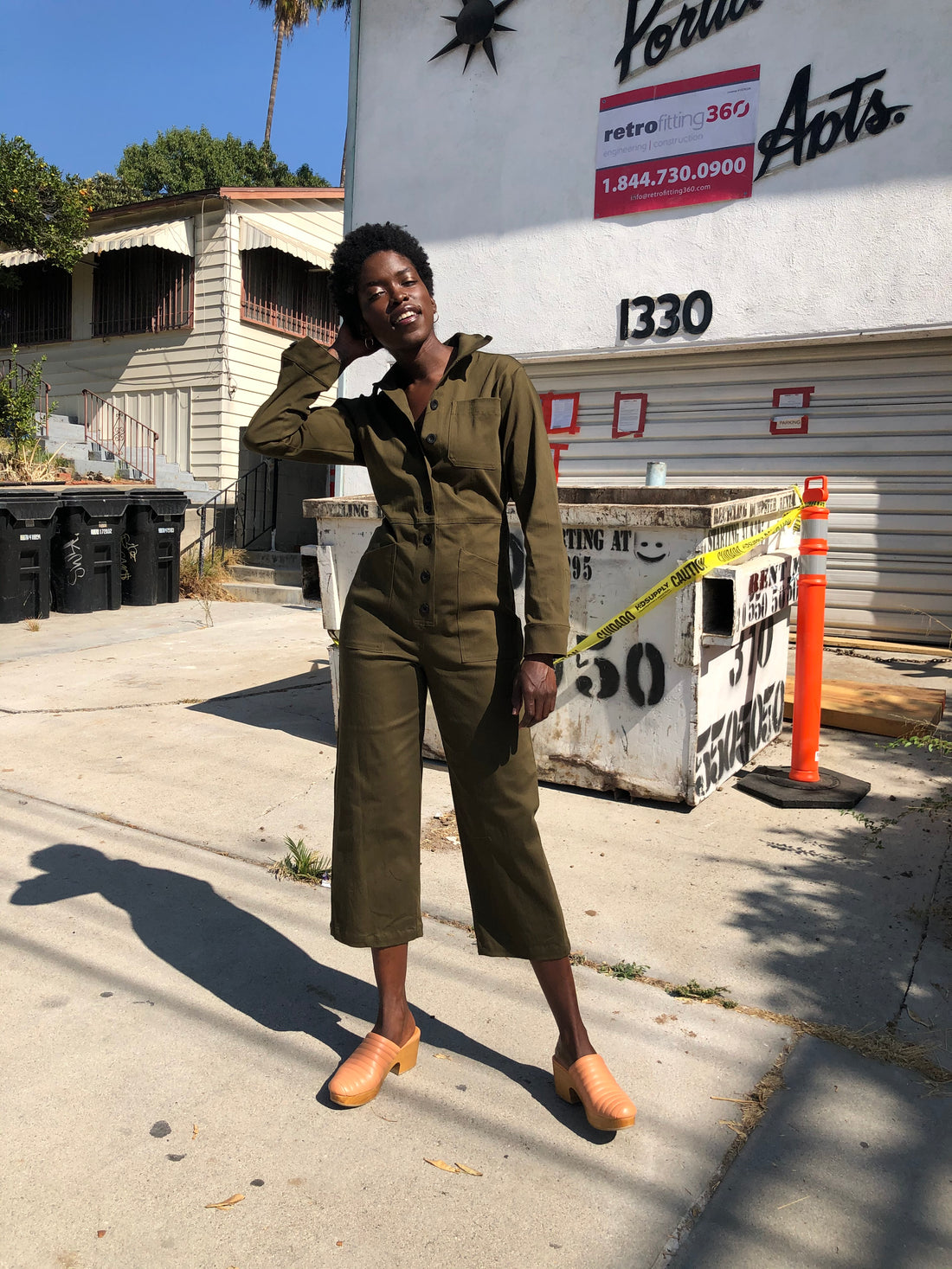 World Domination Suit Olive Twill *last one