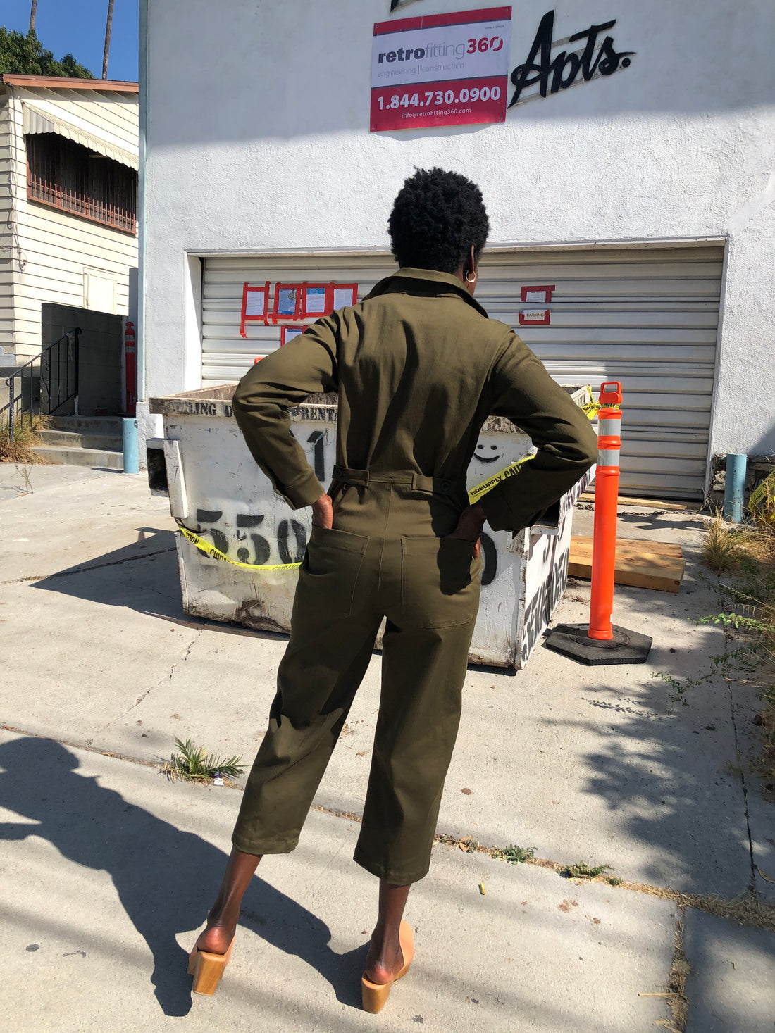 World Domination Suit Olive Twill *last one