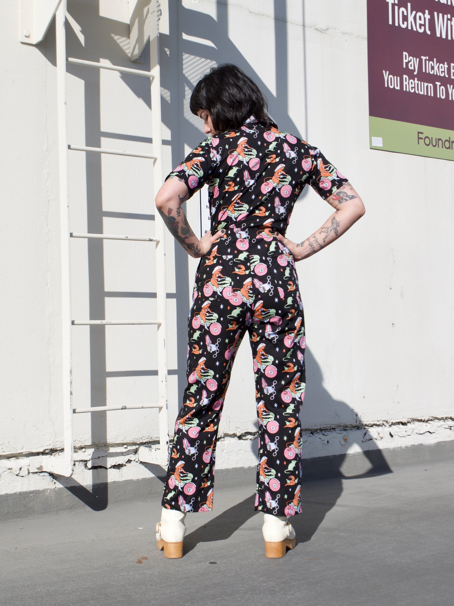 Poplin Coveralls Mean Machine NOOWORKS