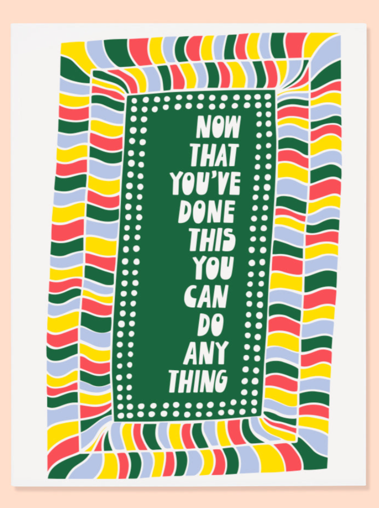 You Can Do Anything Card